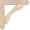 Ekena Millwork Olympic Arts and Crafts Smooth Bracket w/ Offset Brace, Douglas Fir, 5 1/2"W x 24"D x 24"H BKT0604X24X24OLY03SDF - alternate 2